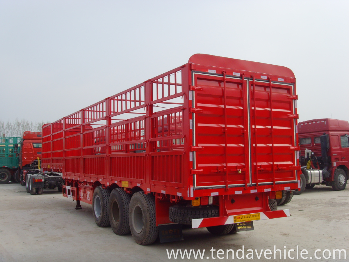 Gooseneck Stake Semi Trailer